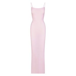 Skims light pink Long Slip Dress
